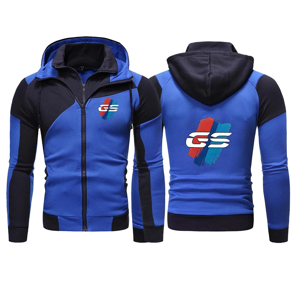 GS Adventure Motorcycle Spring Autumn Men's Fashion Long Sleeve Slim fit Sportswear Comfortable Hoodie Pants Suits