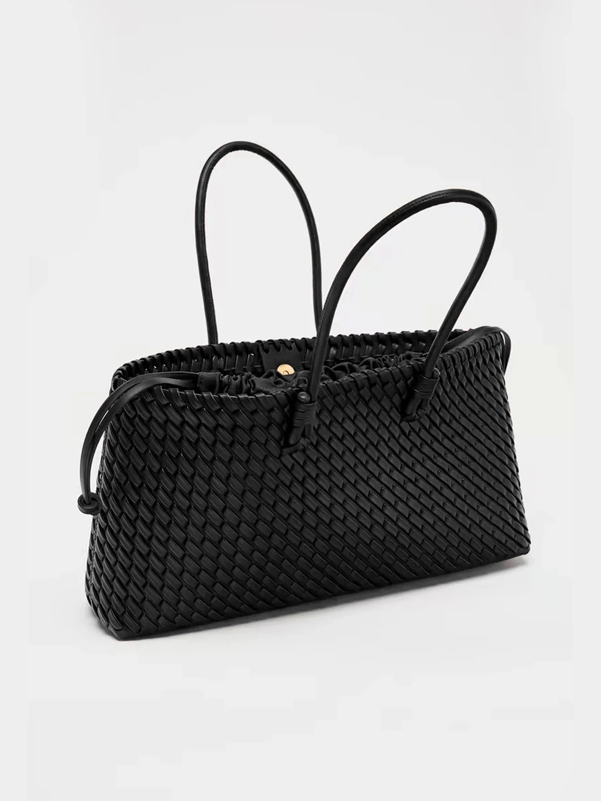 new niche commuting woven hand-held shoulder bag, fashionable and versatile, super large capacity tote bag