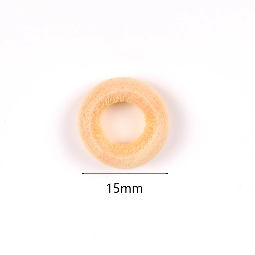 4-50mm 1-1000pcs Natural Wood Beads Round Spacer Wooden Pearl Lead-Free Balls Charms DIY For Jewelry Making Handmade Accessories