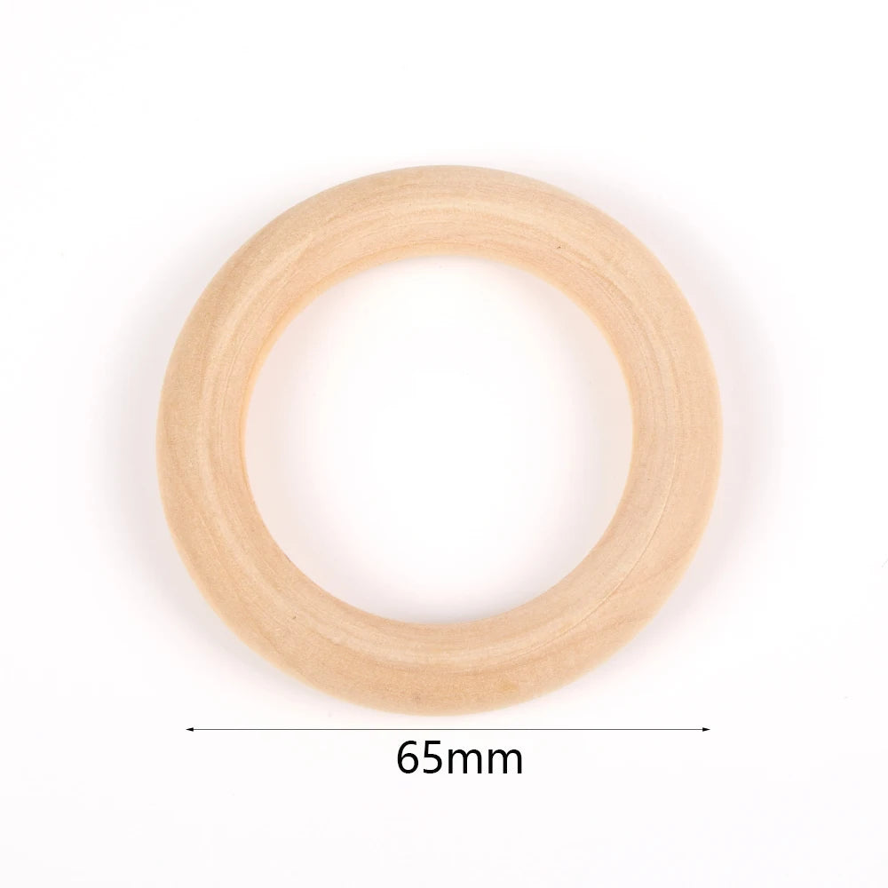 4-50mm 1-1000pcs Natural Wood Beads Round Spacer Wooden Pearl Lead-Free Balls Charms DIY For Jewelry Making Handmade Accessories