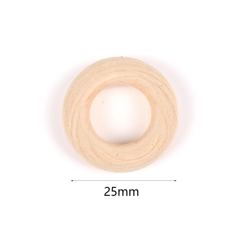 4-50mm 1-1000pcs Natural Wood Beads Round Spacer Wooden Pearl Lead-Free Balls Charms DIY For Jewelry Making Handmade Accessories