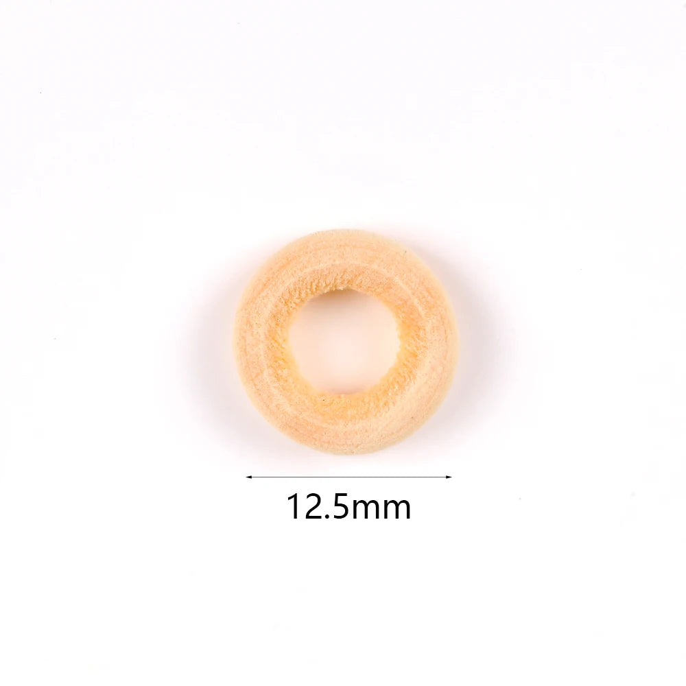 4-50mm 1-1000pcs Natural Wood Beads Round Spacer Wooden Pearl Lead-Free Balls Charms DIY For Jewelry Making Handmade Accessories