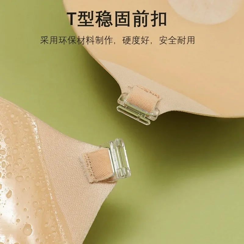 5cm Thick Breathable Adhesive Bra Silicone Nipple Tape Front Push Up Bra Reusable Invisible Strapless Chest Sticker