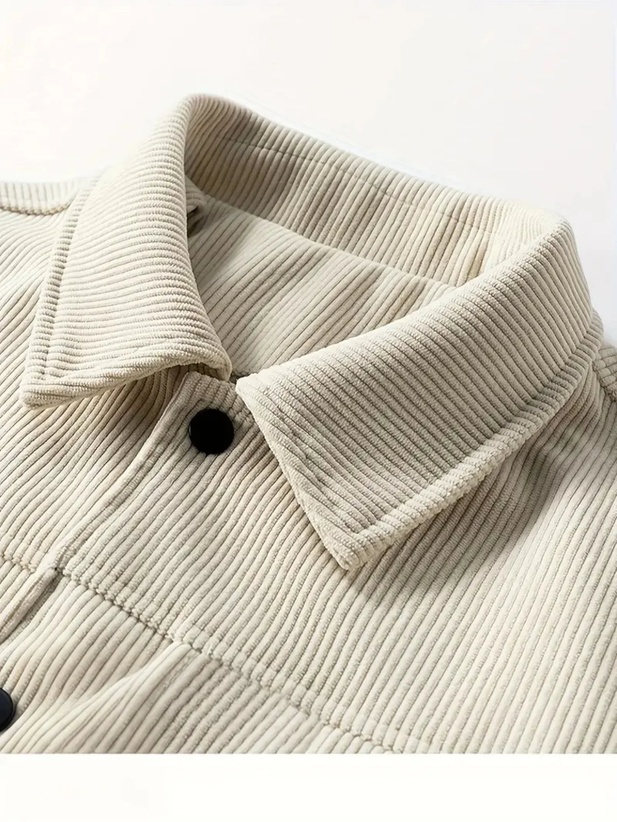 The  New Autumn Corduroy Jacket for Men with a Lapel, Trendy Japanese Style Loose Coat