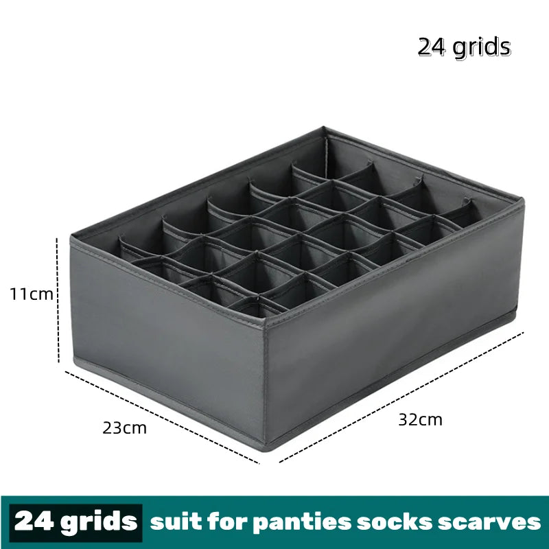 Organizer For Underwear Socks Bra Pants Scarf Tie Storage Box Jeans Clothing Organization Dividers For Drawers Clothes Organizer
