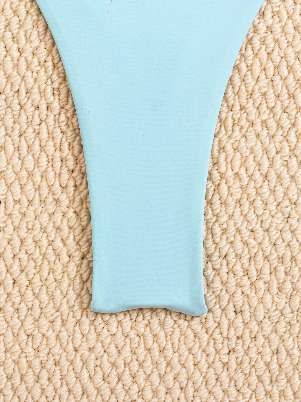 Sexy Bandeau Bikini Set  Women Sky Blue Starfish Ornament Push Up Thong Swimsuit Brazilian Beach Bathing Suit Micro Swimwear