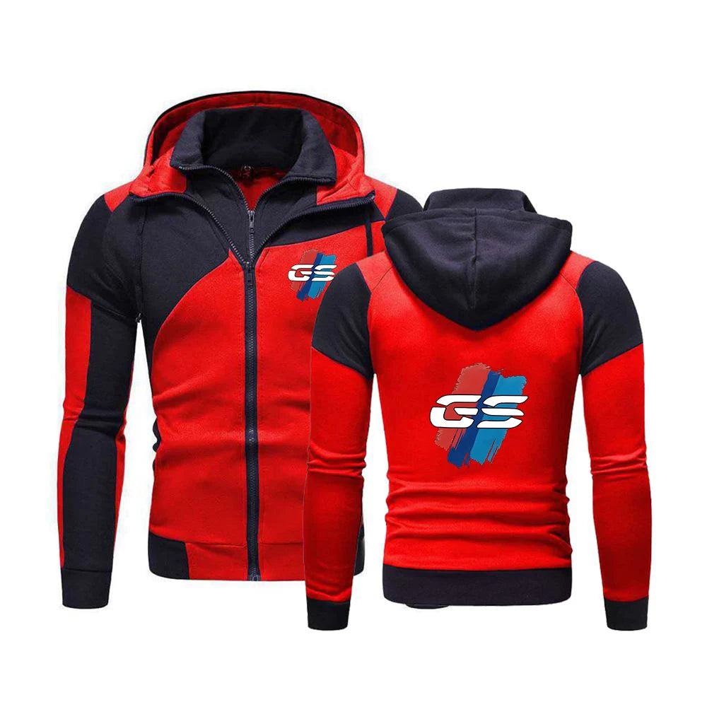 GS Adventure Motorcycle  Spring Autumn Men's Fashion Long Sleeve Slim fit Sportswear Comfortable Hoodie Pants Suits