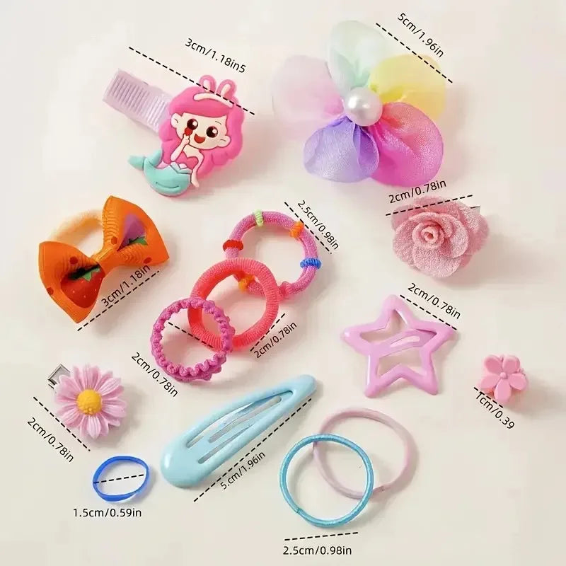 850-Piece Accessory Set Suitable for Girls’ Daily Outings and Participation in Festive Events – a Richly Curated Collection No Box