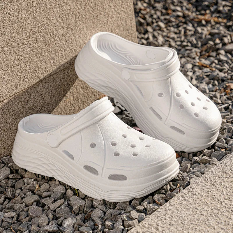 Women's Outdoor Fashionable Simple Design Clog Shoes Suitable for Home Beach Casual Comfortable Sandals