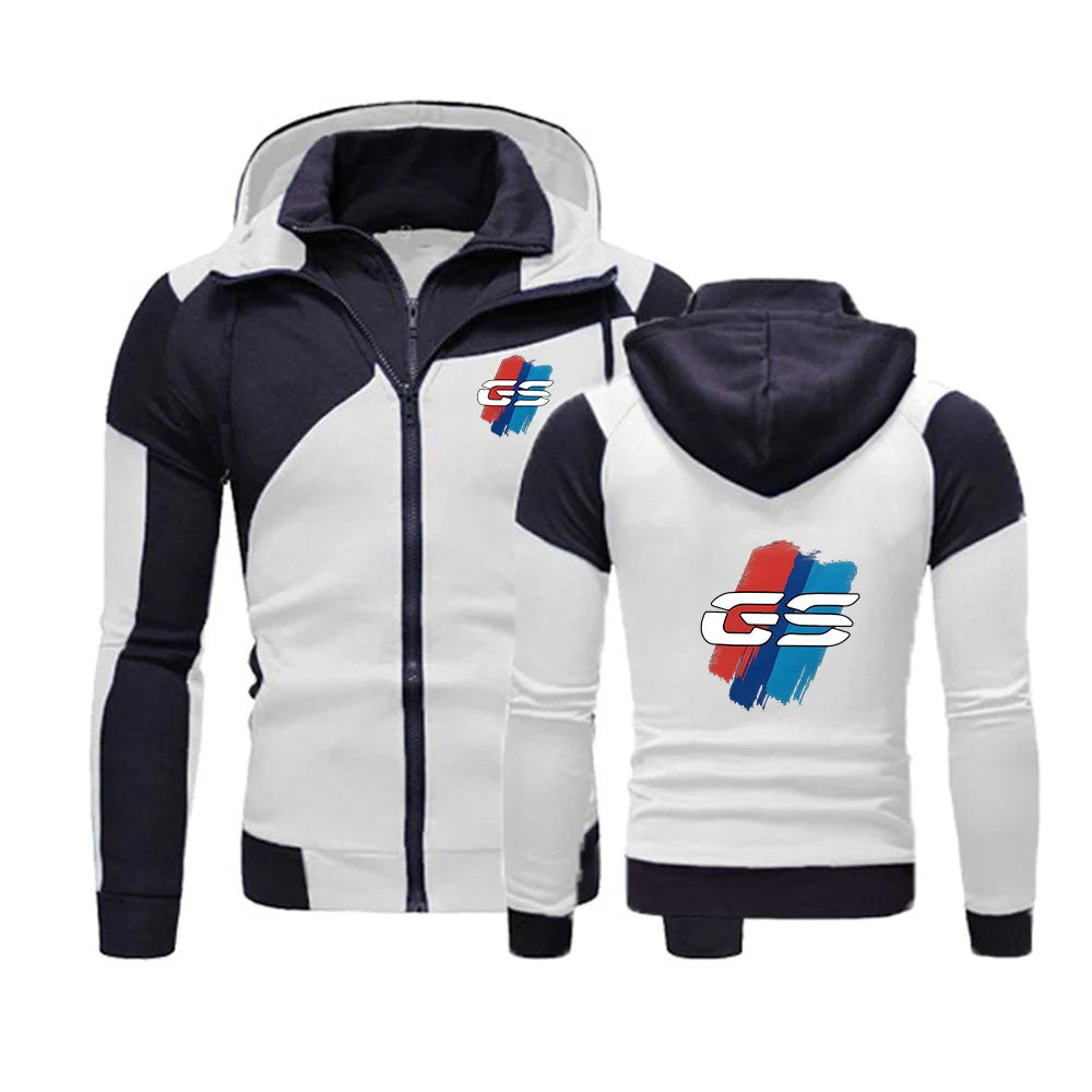 GS Adventure Motorcycle  Spring Autumn Men's Fashion Long Sleeve Slim fit Sportswear Comfortable Hoodie Pants Suits