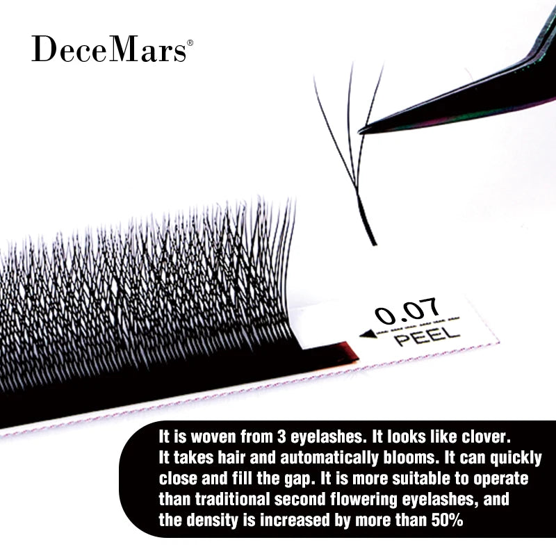 DeceMars 3D W-Shaped Eyelashes Extensions