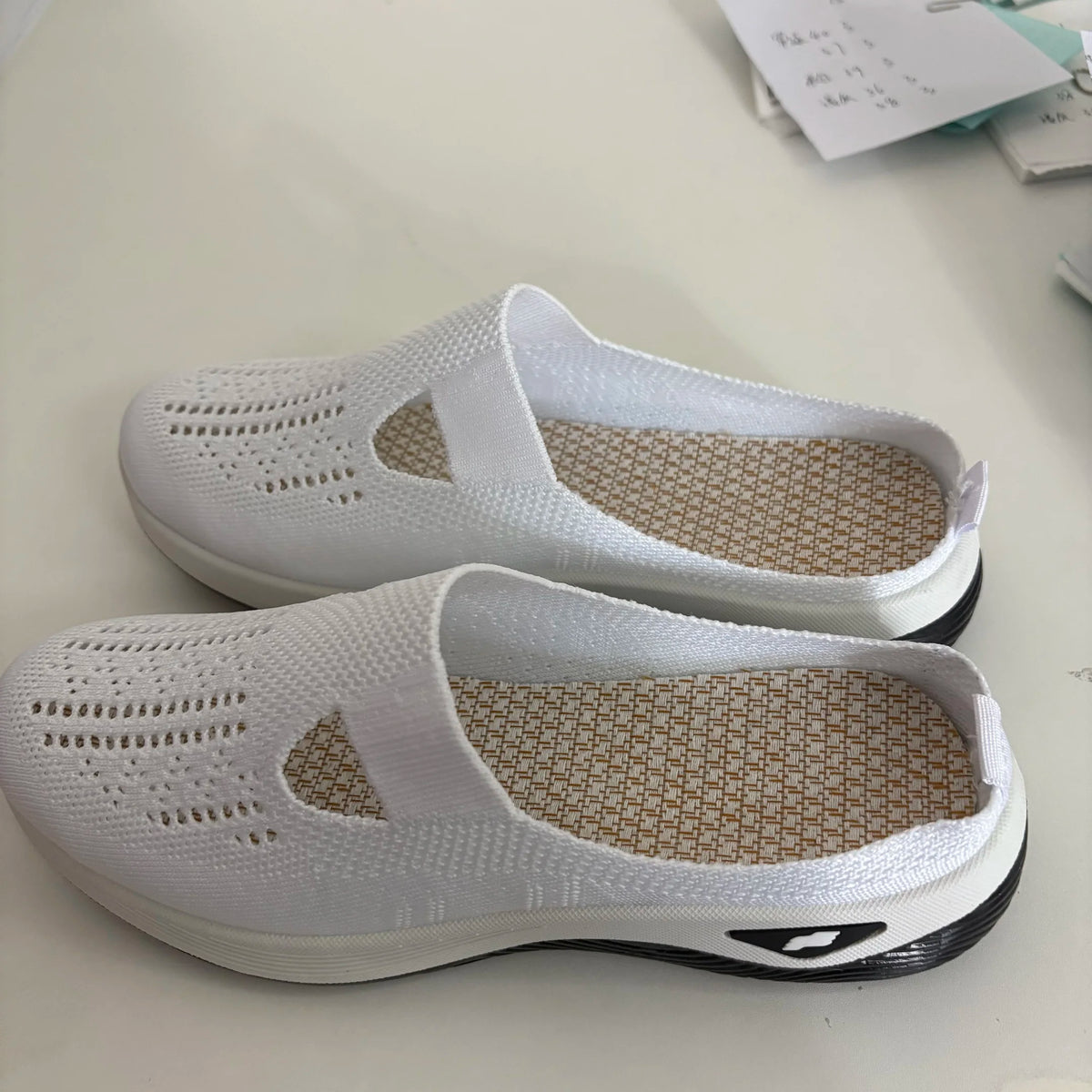 Women Shoes Convenient and Comfortable at Home, One Foot with a Vent and Half Slipper Women's Summer Shoes  Shoes