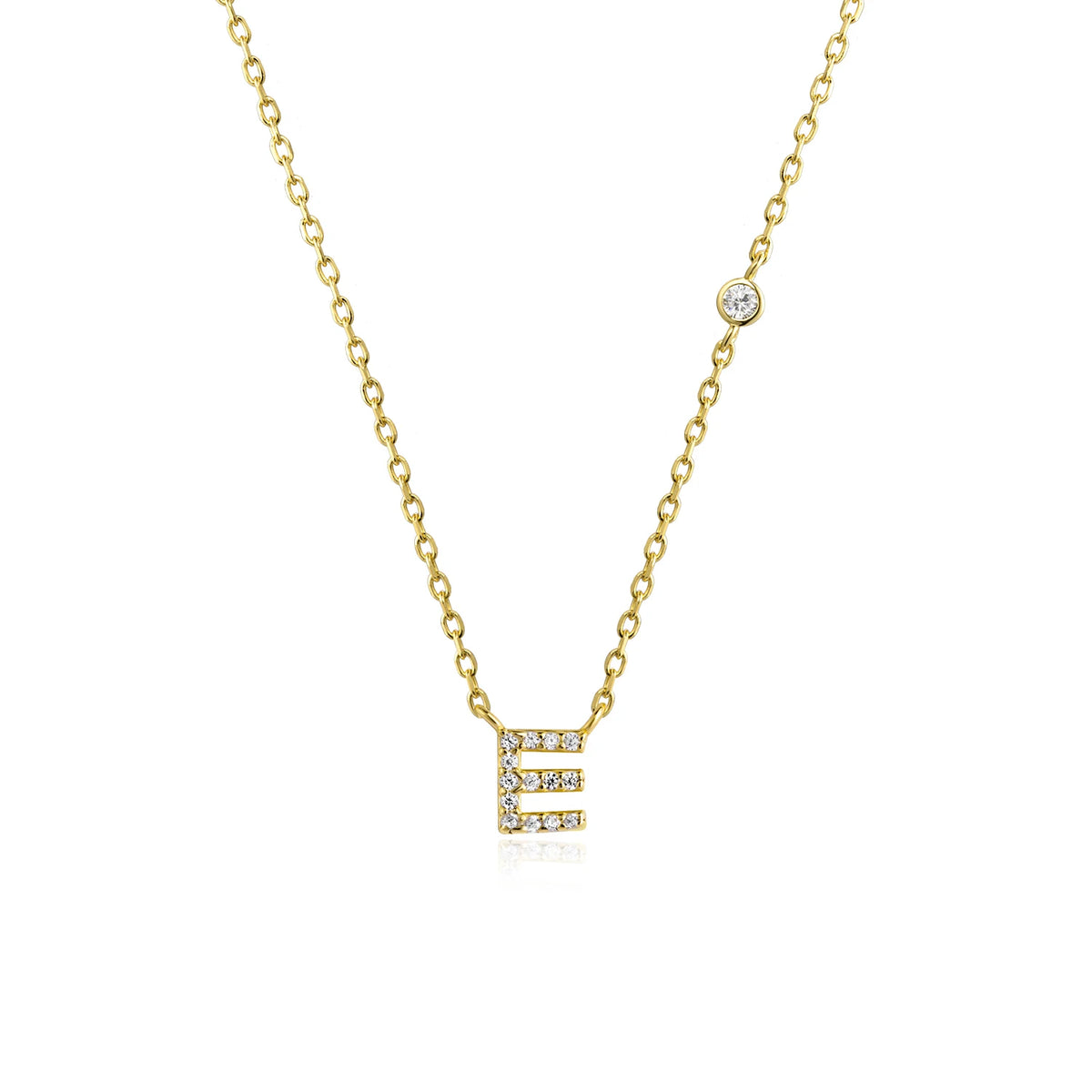 ANDYWEN 925 Sterling Silver Gold Small 26 Letters A- Z Zircon CZ Pendant Monogram Necklace Me 2020 Initial Alphabet M A Jewelry