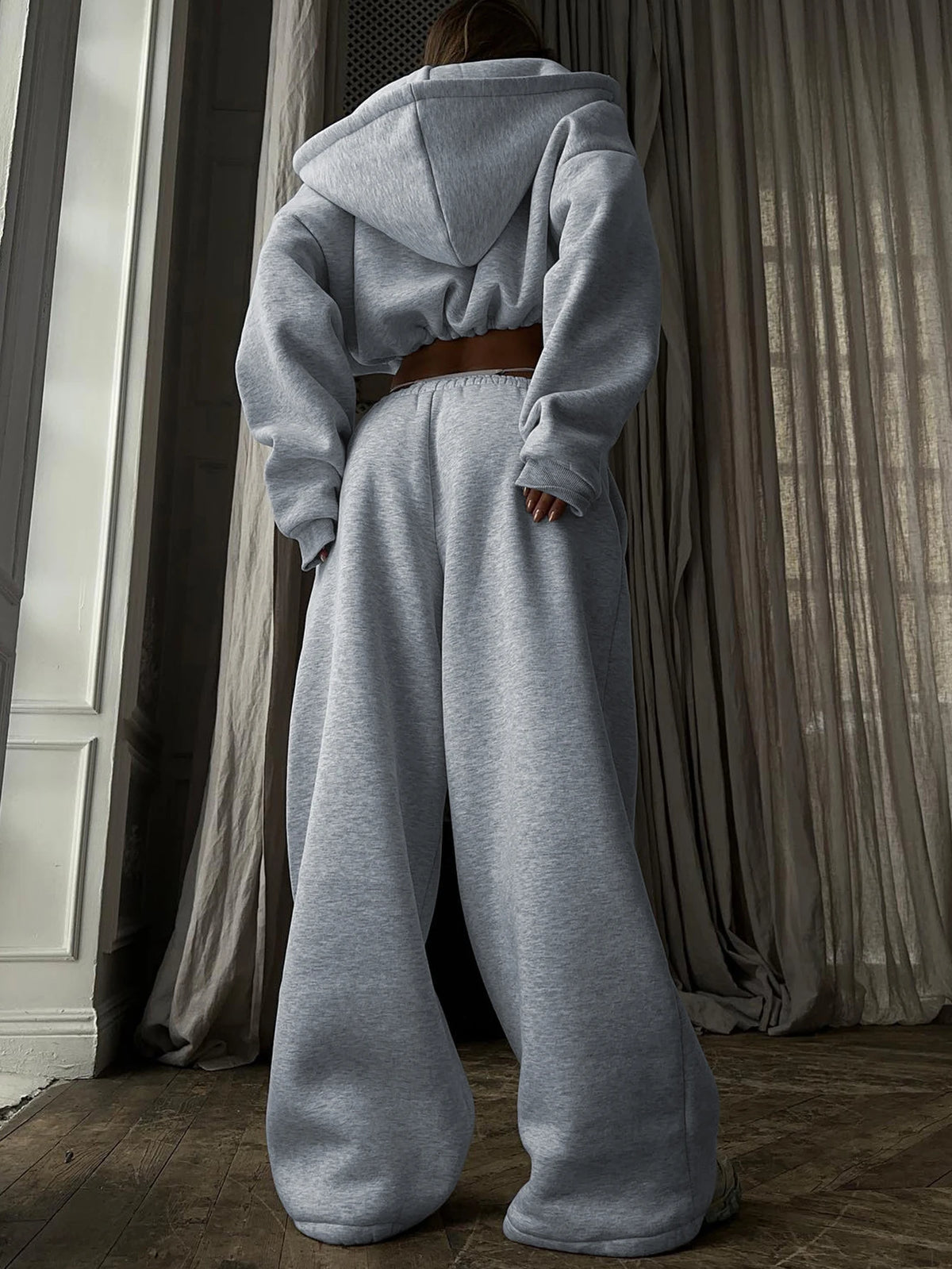 Luxe Tracksuit Set – Long Sleeve Sweatshirt & Joggers