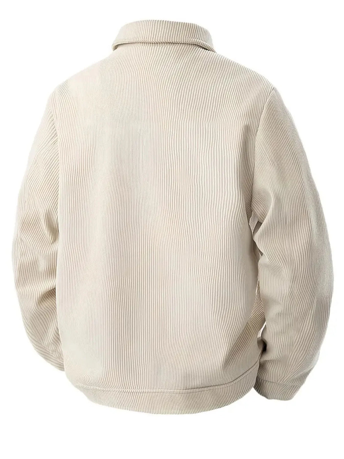 The  New Autumn Corduroy Jacket for Men with a Lapel, Trendy Japanese Style Loose Coat