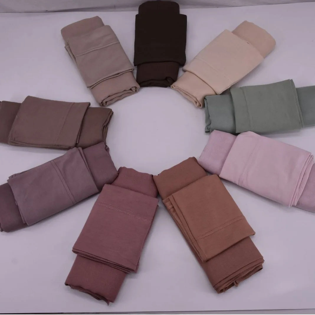 Modal Hijab & Undercap Set – 110 Colors