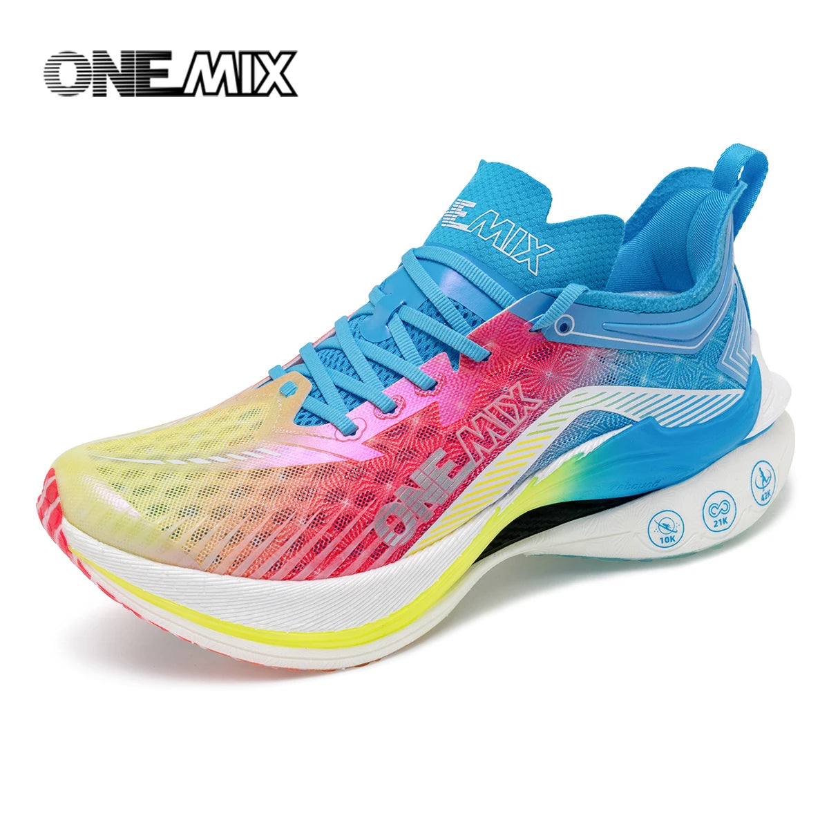 ONEMIX Trail Racing Running Shoes Cushion Breathable Mesh