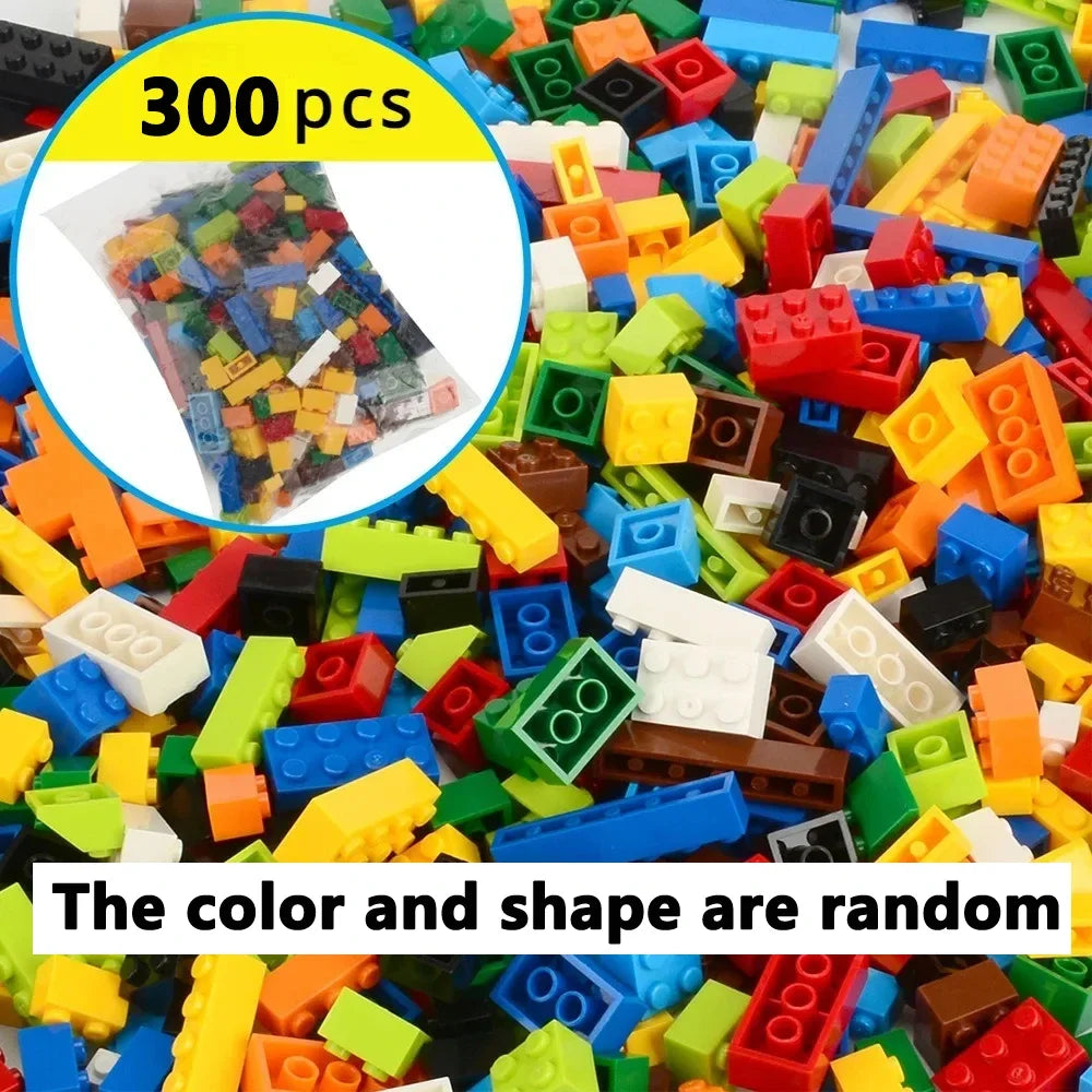DIY Creative Building Blocks Lot Pack Set Urban Classic MOC Building Blocks Assembled Birthday Gifts Children's Educational Toys