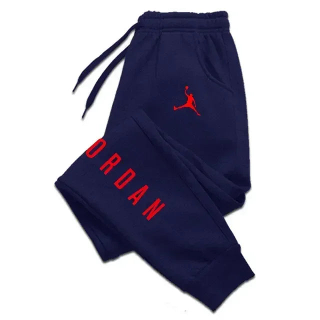 New style printed sport pants suitable for both men and women, luxurious long-distance running pants, casual fitness pants