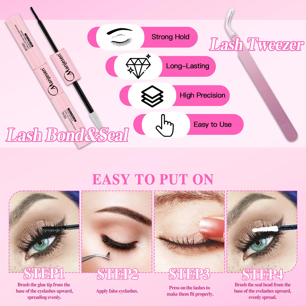 DIY Lash Extension Kit – Bond, Seal & Cluster Lashes