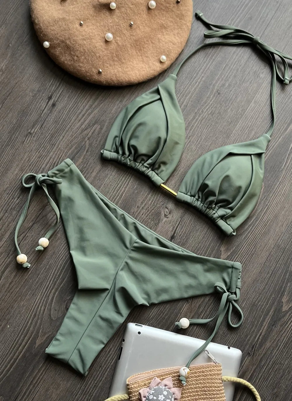 RUOTONGSEPT  New Sexy 13 Color Triangle Bathing Suit for Women Brazilian Bikinis Swimwear Push Up Swimsuit Beach Bikini Set