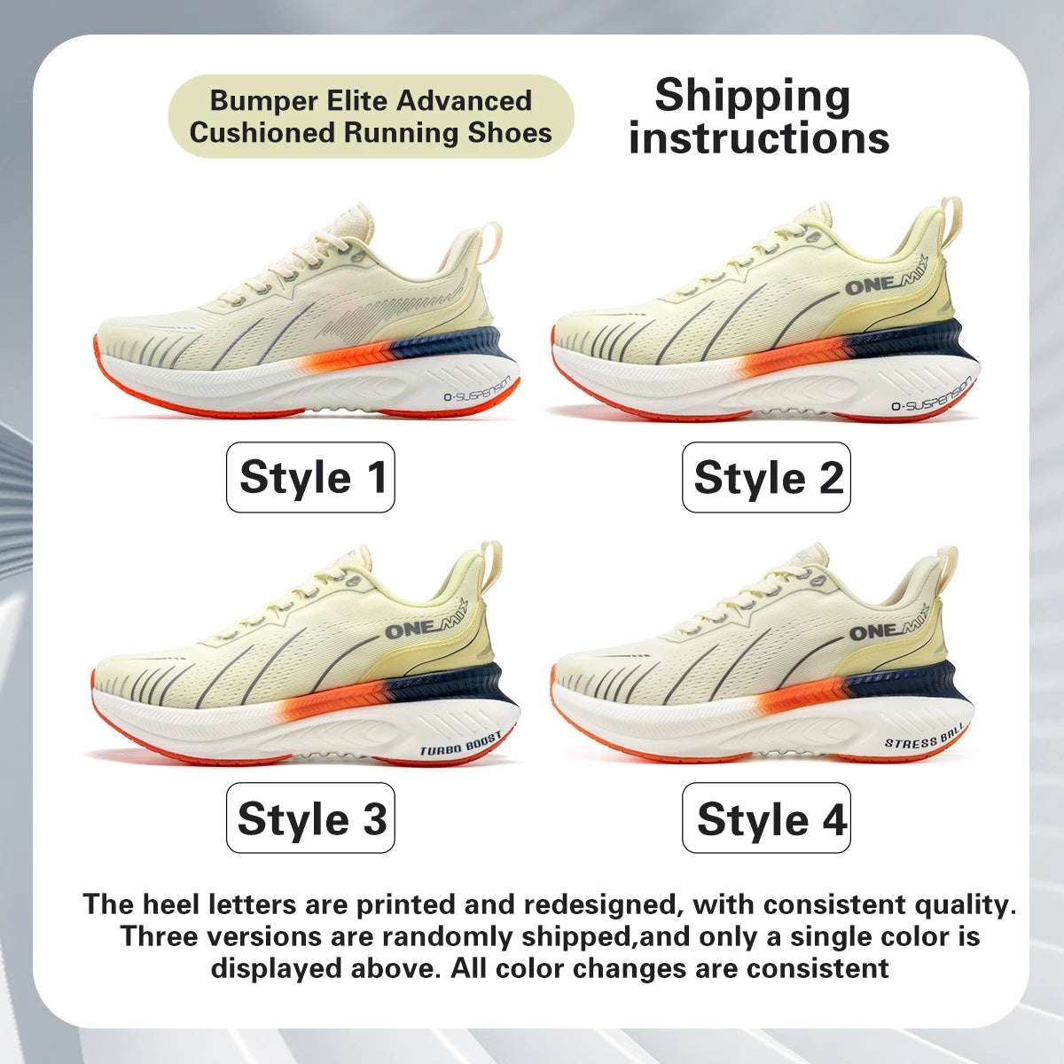 ONEMIX New Cushioning Running Shoes For Men Suitable Heavy