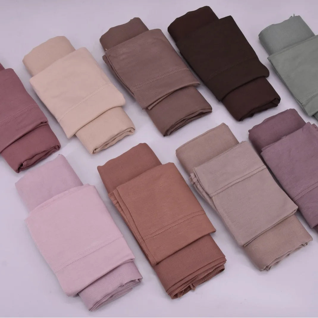 Modal Hijab & Undercap Set – 110 Colors