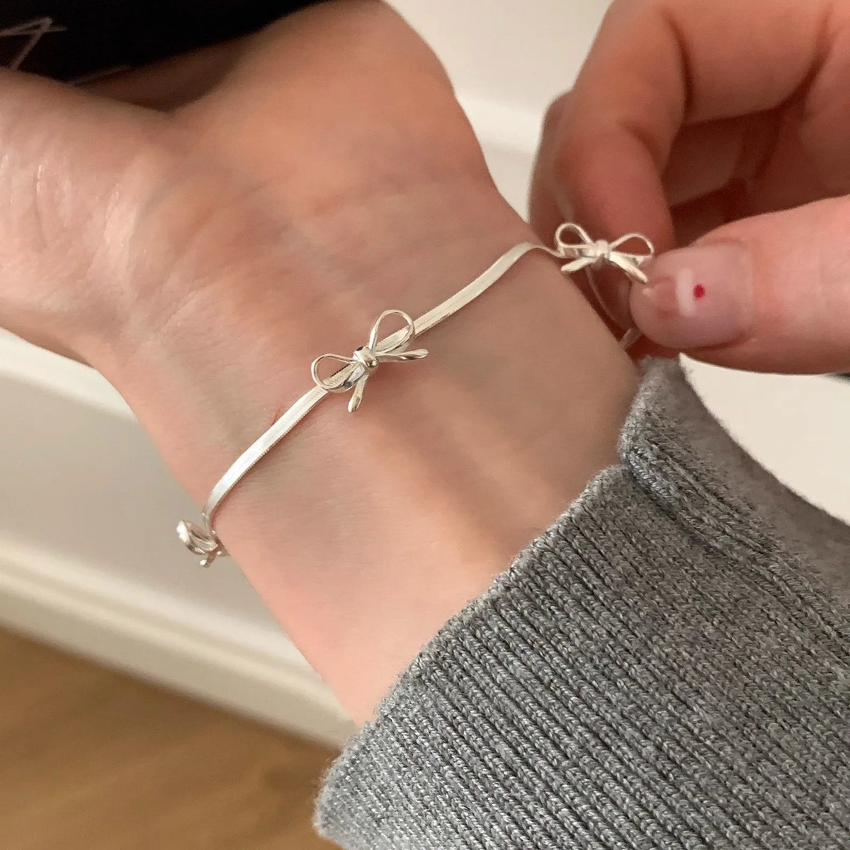 925 Sterling Silver Butterfly Bracelet