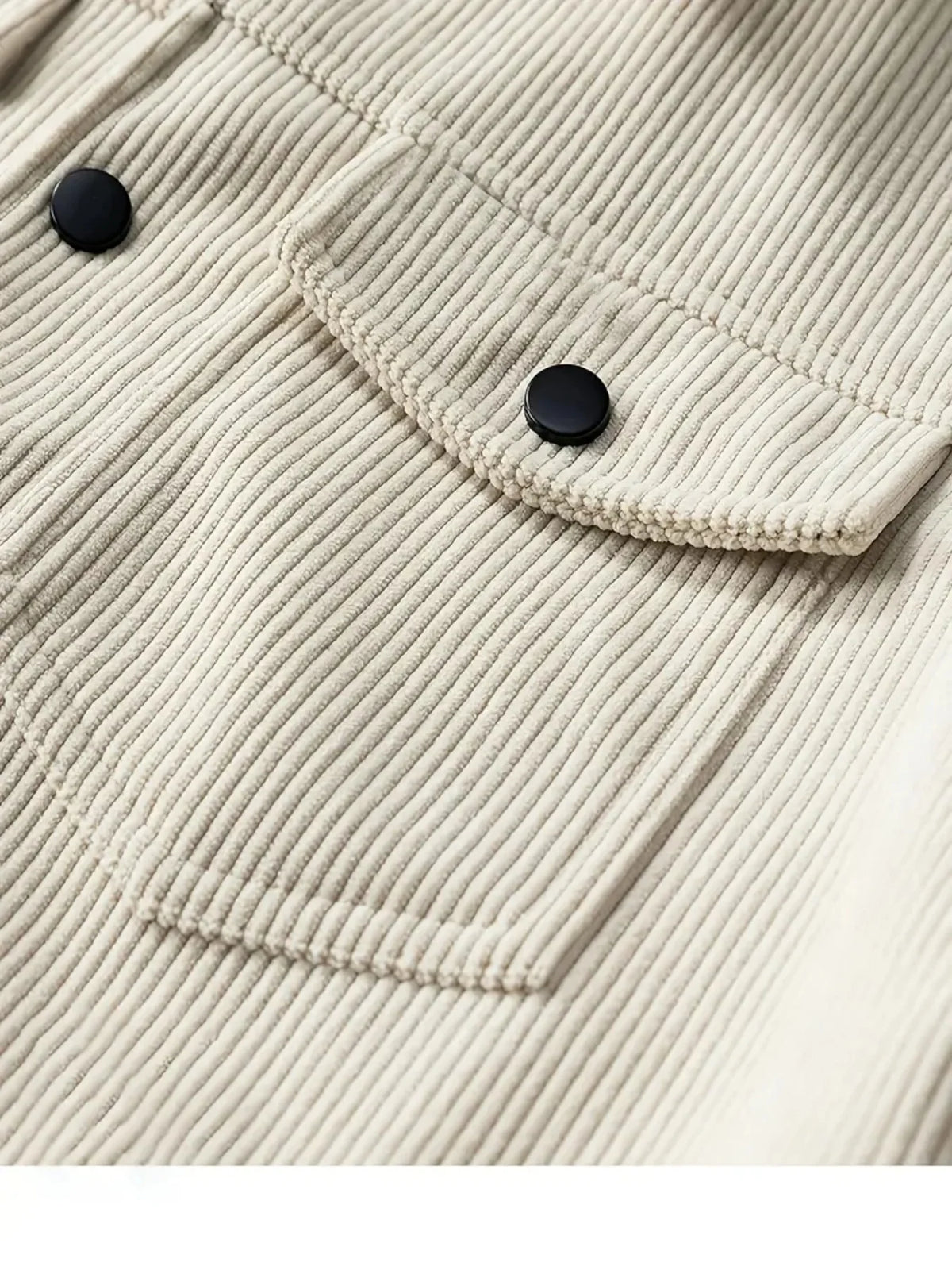 The  New Autumn Corduroy Jacket for Men with a Lapel, Trendy Japanese Style Loose Coat