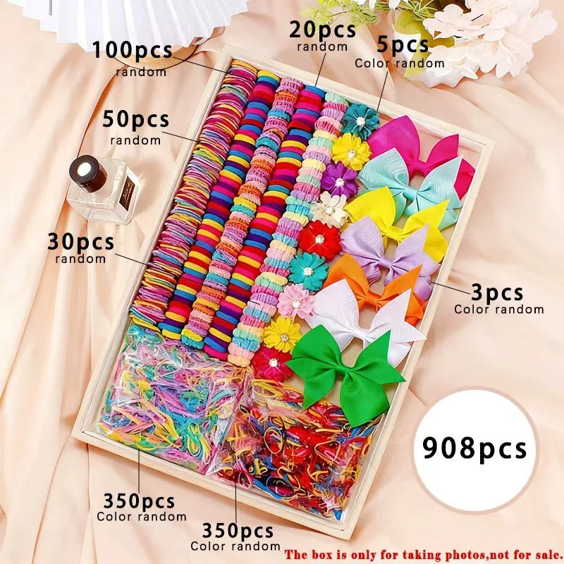 850-Piece Accessory Set Suitable for Girls’ Daily Outings and Participation in Festive Events – a Richly Curated Collection No Box