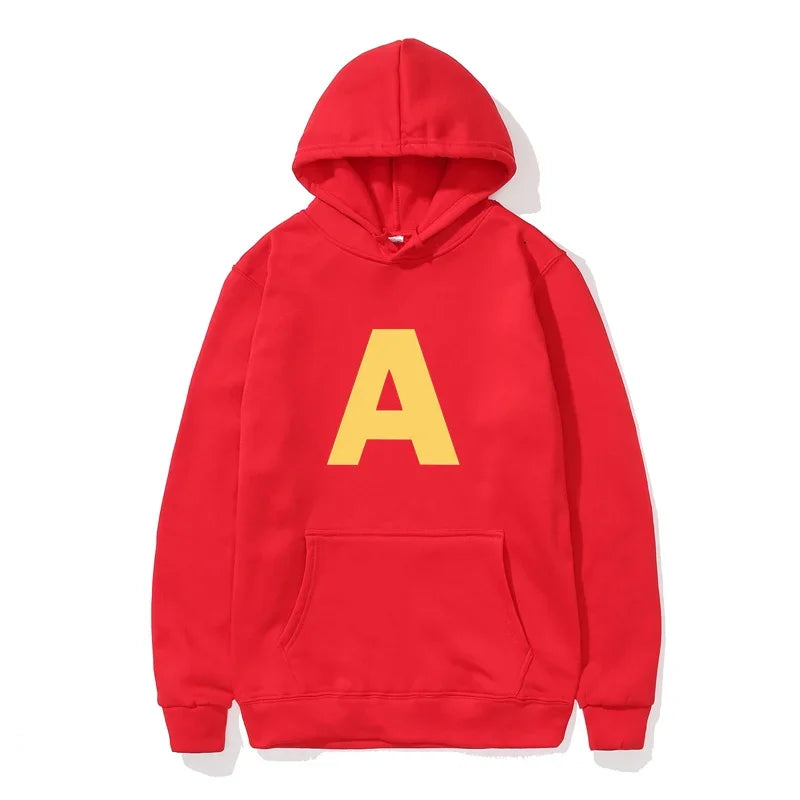 Alvin and The Chipmunks_ The Squeakquel's Pullover Woman Manfashion Drop Shoulder Sweatshirt Available for Best Friend Hoodie