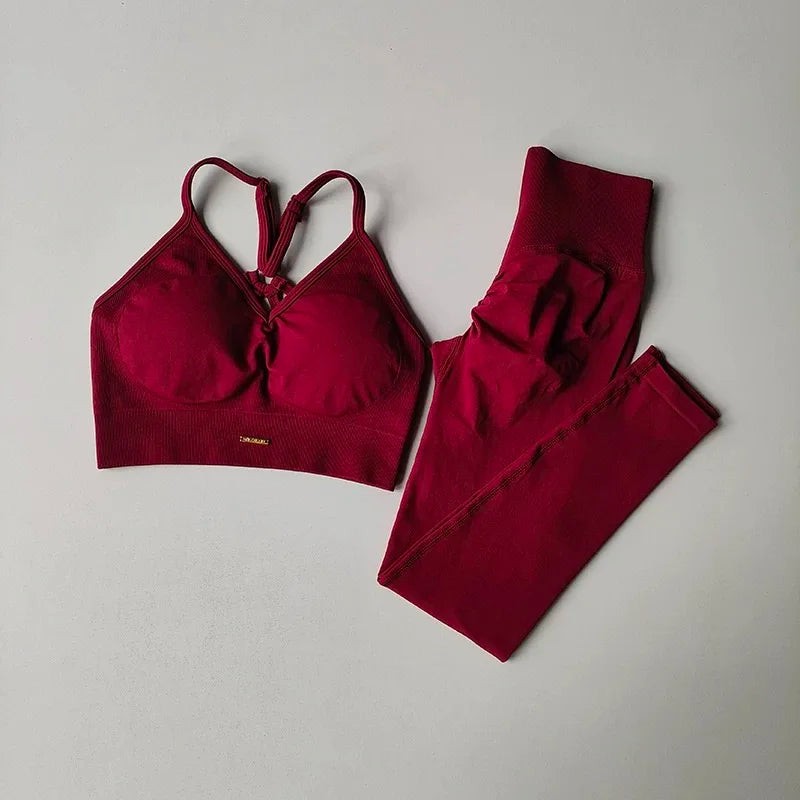 Peach Lift Activewear Set – Sports Bra & Leggings