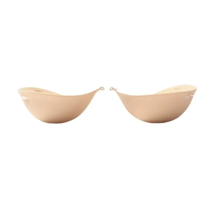 5cm Thick Breathable Adhesive Bra Silicone Nipple Tape Front Push Up Bra Reusable Invisible Strapless Chest Sticker