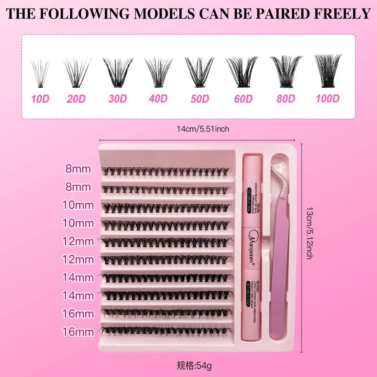 DIY Lash Extension Kit – Bond, Seal & Cluster Lashes