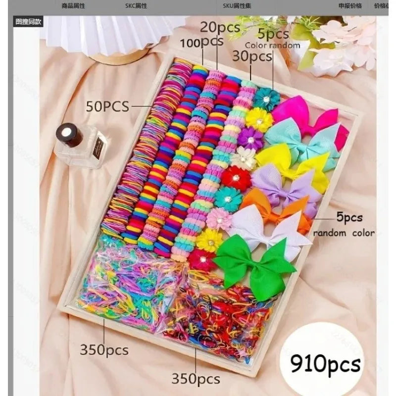 850-Piece Accessory Set Suitable for Girls’ Daily Outings and Participation in Festive Events – a Richly Curated Collection No Box