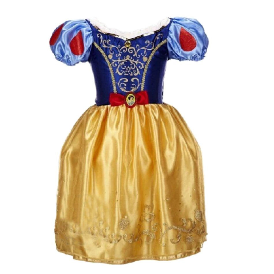 Summer Princess Costume Party Fancy Flower Vestido New  Christmas Birthday Carnival Dress Up Rapunzal Belle Disguise Frock