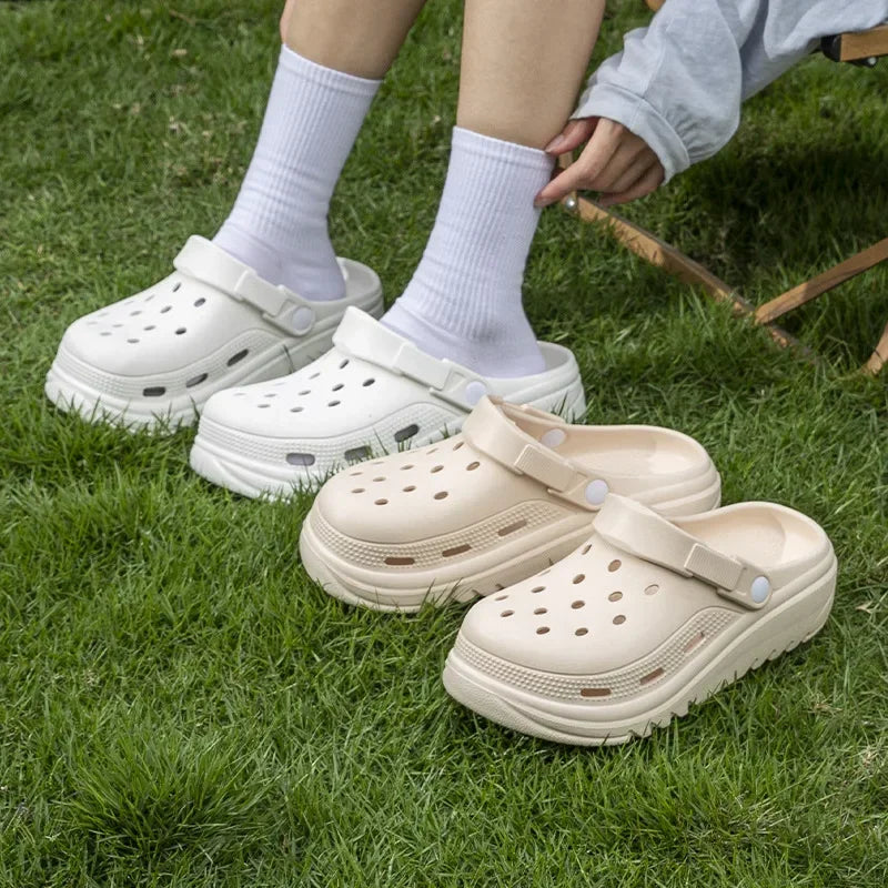 Women Slippers  New Arrival Summer EVA Soft-soled Slides Sandals Indoor Outdoor Walking Beach Shoes Flip Flops Mens Shoes