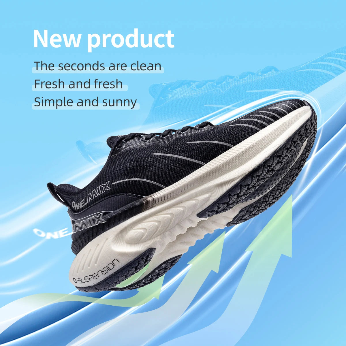 ONEMIX New Cushioning Running Shoes For Men Suitable Heavy