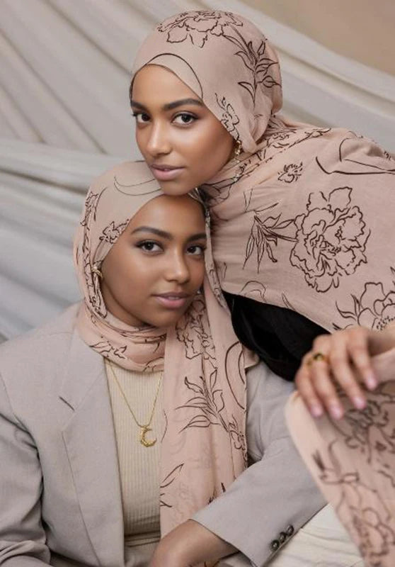 1Pcs Ramadan Hijab Leopard Print Women Bohemian Watercolor Soft Muslim Hijabs Floral Breathable Shawl Wrap Scarf Headscarf Warm