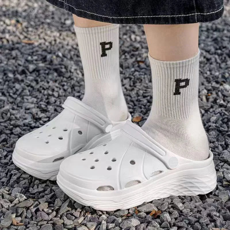 Women's Outdoor Fashionable Simple Design Clog Shoes Suitable for Home Beach Casual Comfortable Sandals