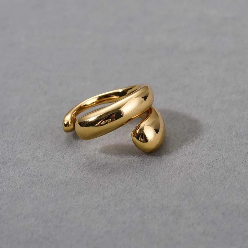 Punk Piercless Ear Clip Earring for Women Classic Gold Color Trendy Earcuff Earrings Girl Y2K Gift Simple Daily Wear Jewelry